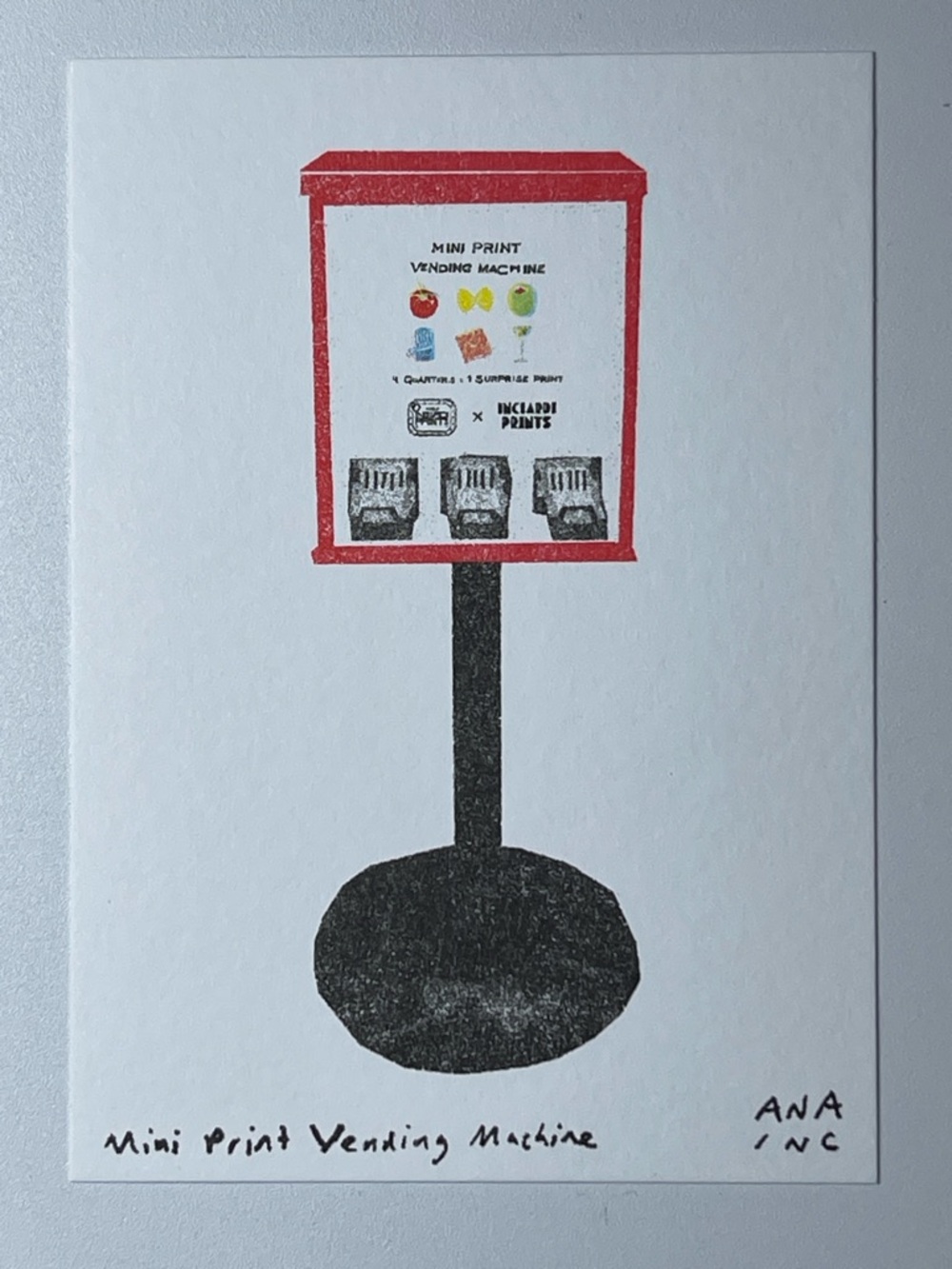 Anastasia Inciardi Mini Print Vending Machine Mini Print